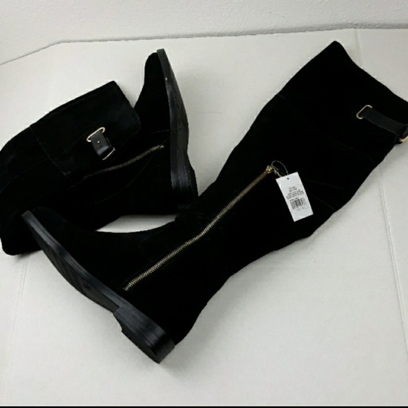 MERONA TESSIE OVER THE KNEE LEATHER BOOTS - Picture 4 of 8